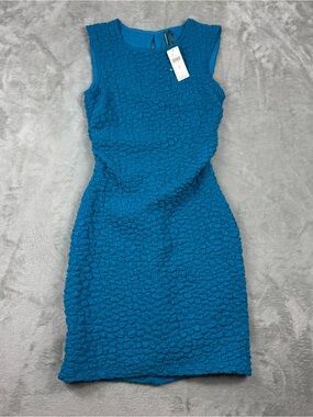 Anthropologie textured mini shift dress size xs new with tags